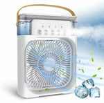 VENTILADOR CLIMATIZADOR CON PULVERIZADOR PORTATIL