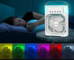 VENTILADOR CLIMATIZADOR CON PULVERIZADOR PORTATIL