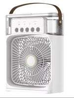 VENTILADOR CLIMATIZADOR CON PULVERIZADOR PORTATIL